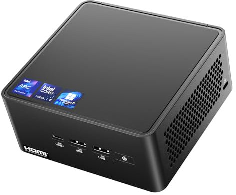 ASUS NUC 14 Pro, Intel NUC 14 Pro NUC14RVH Revel Canyon Mini-PC, Core Ultra 7 155H, processeur Graphique Intel Arc, 32 Go de RAM, 1 to de SSD, Win 11, Mini-Ordinateur 8K/4K Quad-Display/WLAN 6E