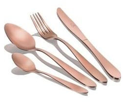 BERLINGER HAUS Ménagère 24 pièces, ligne or rose métallisé, élégant et de qualité supérieure