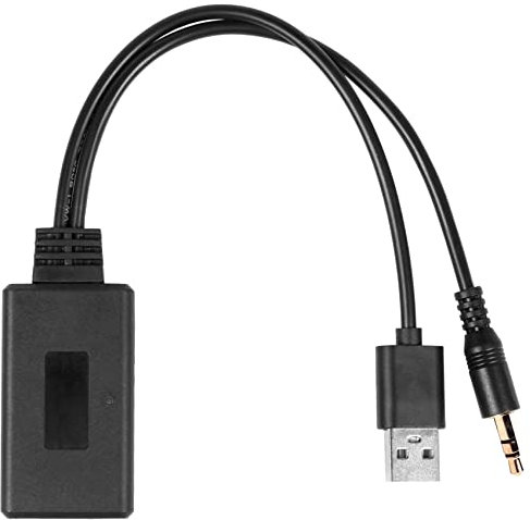 yomoe Car Module Bluetooth sans Adaptateur Musique Récepteur Auxiliaire Aux Audio USB 3.5Mm Prise pour E90 E91 E92 E93