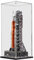 HCAEIOFJ Transparente Acryl-Vitrine für Icons 10341, anwendbar für NASA Artemis Space Launch System, schwarze Unterseite