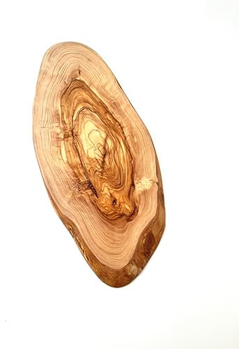 Rizes Tagliere in legno con corteccia, ca. 36 cm