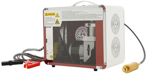 Kompressor 310bar Automatisch Luftkompressor-Pumpe 4500PSI Hochdruckluftpumpe Kompressorpumpe Auto-Stop Kompressor Hochdruck PCP Inflator für Reifen/Taucherflaschen