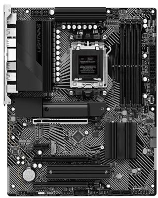 scheda madre Scheda madre Fit For ASRock X670E PG LIGHTNING Supporto X670 7900 7800X3D 7700 7600X 7500F CPU DDR5 7200MHz M.2 PCIe 5.0 AM5