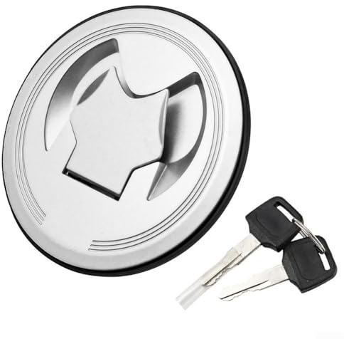 Motorrad Gas Tank Cap Lock Ersatz mit Schlüssel für KZ650 Secure Lock schützt Kraftstofftank Eisen Komponenten
