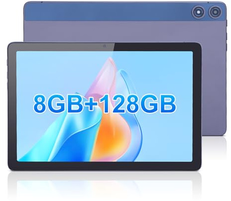 C idea 10,1 Zoll Tablet, 8 GB RAM + 128 GB ROM, FHD-Display 1920 x 1200, Kameras 13 MP + 5 MP, 6000 mAh Akku, WLAN, Bluetooth, Android Tablet