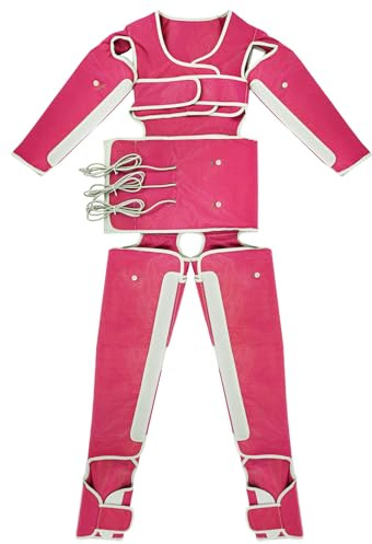 Masseur corporel multifonction avec chaleur infrarouge lointain | Appareil de massage à pression d'air pour tout le corps | Costume de massage pliable | Appareil de drainage lymphatique, 6 modes et 7