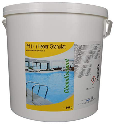 Chemdiscount 10kg pH Plus Granulat pH Heber fest ph