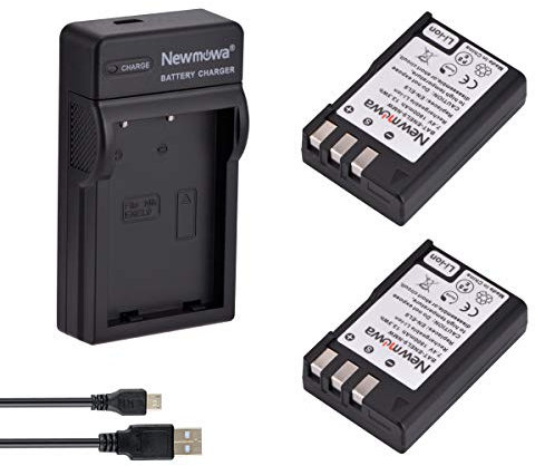 Newmowa EN-EL9 EN-EL9A Batteria (confezione da 2) e Portable USB Caricatore kit per Nikon D3000, D5000, D40, D60, D40X