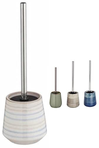WK Potters Ceramic Toilet Brush and Holder (Navalon)