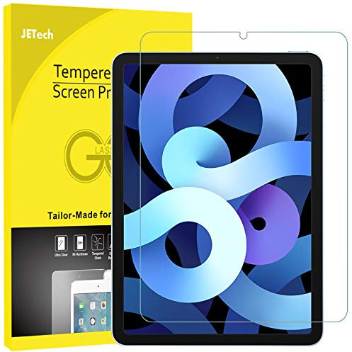 JETech Protection Écran pour iPad Air 5/4 (10,9-Pouces, Modèle 2022/2020, 5e/4e Génération), Film de Protection en Verre Trempé, Lot de 1