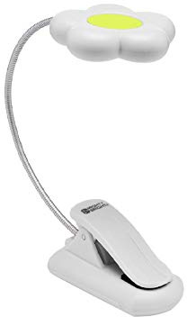The Original Mighty Bright White Daisy Clip-on Flower Light, LED Kinderzimmerlicht oder Bücherlicht, ideal für Babys und Kinder, entworfen mit CPSIA-Sicherheitsmerkmalen, 40 Stunden Akkulaufzeit