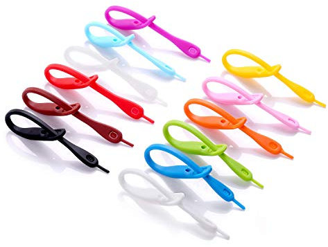 Omenluck 24 Packs Cup Strip Tag Wine Drink Marker Cocktail Glass Marker Beer Glass Cup Party Solution for Guests