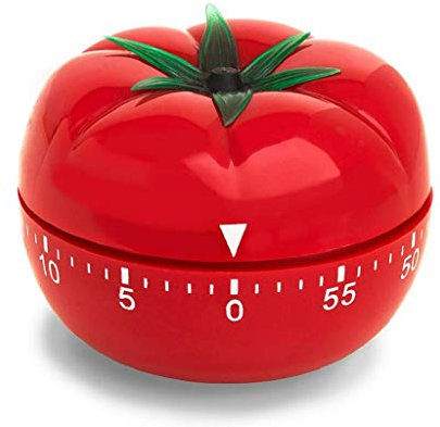 AIWEIYER Temporizador de cocina, Temporizador de cocina mecánico de tomate, Temporizador de dibujos animados de 60 minutos para hornear, mecánica para cocinar Reloj temporizador de cuenta regresiva