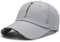 CLAPE Schnelltrocknend Baseball Mütze Basecap Atmungsaktiv Outdoor Kappen für Herren Wasserdicht Sport Kappe Run Cap Unstructured Ultra-Thin Cappy Light Gray CP13