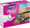 Vitakraft Poésie Délice, Meat and Fish Selection, Nassfutter Katze, Katzennassfutter Gelee, mit Putenbrust, mit Lachs, ohne Zusatz von Zucker und Getreide (1 Paket mit 6x 85g)