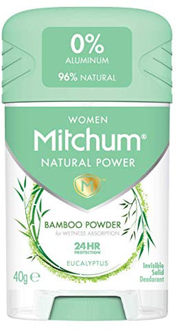 Mitchum Women Natural Deodorant-Stift - Aluminiumfrei, vegan - ohne Tierversuche hergestellt - 96% natürliche Inhaltsstoffe - Eukalyptus