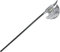 Alsino Horror Sense und Axt Knochensense Knochenaxt Accessoire - 127 cm bis 117 cm Karnevalaccessoire für Erwachsene und Kinder, (Totenkopf Henker-Axt)