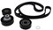 TAKPART Keilrippenriemensatz Riemenscheibensatz Spannrolle Umlenkrolle für 3er E46 5er E39 E38 X5 E53 Z3 E36 6PK1538 11281437475 11281706545