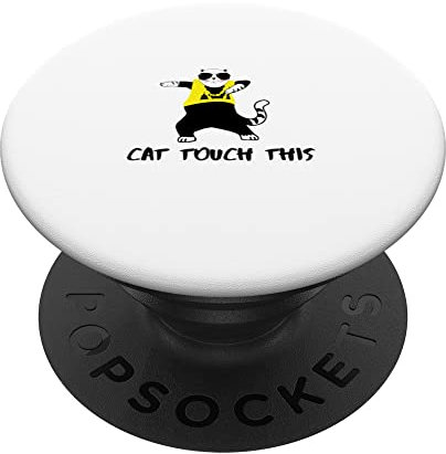 Cat Touch Dieser coole Katzentanz zum internationalen Katzentag PopSockets mit austauschbarem PopGrip