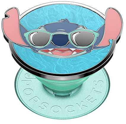 PopSockets: Phone Grip with Expanding Kickstand, Pop Socket for Phone, Disney - Suns Out Stitch