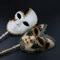 YU FENG Set 2 Paare Venezianische Cosplay Masken Venezianische Musik Karneval Karneval Karneval Maskerade Maske auf einem Stock Party Verkleidung Dekor