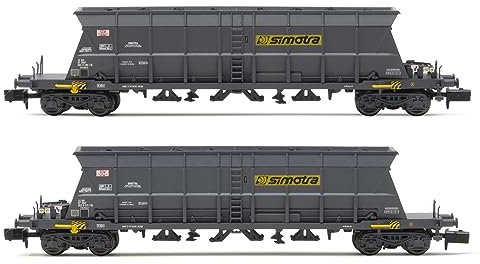Arnold - SNCF, 2er-Packung 4-achsiger Kohlebunkerwagen Faoos „SIMOTRA“, Ep; iV