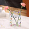 PORPAN Jarrón de Libro acrílico para Flores, jarrón Transparente con Forma de Libro, jarrón Decorativo Moderno para el hogar, Oficina, Dormitorio, Sala de Estar, Mesa de Comedor
