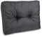 King Matratzen Sitzkissen Kissen Polster Auflage - Premium Wasserdicht Rückenkissen Loungekissen Bodenkissen Rattan Viele Größen (Rückenkissen: 50 x 40 cm GRAU)