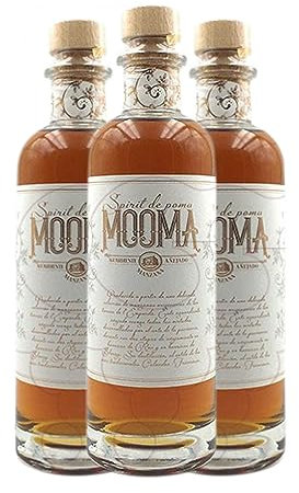 Orujo Aguardiente Mooma Spirit de Manzana Botella Medium 50 cl (Caja de 3 Botella Medium de 50 cl)