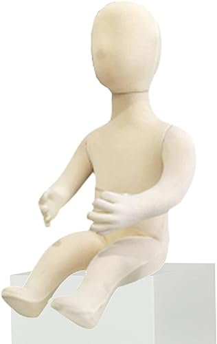 SAFWEL Schneidermode Schneiderpuppe 1 3 5 7 9 Jahre alt Sitzende Schaufensterpuppen Unisex-Kind (Size : 3 Years Old)