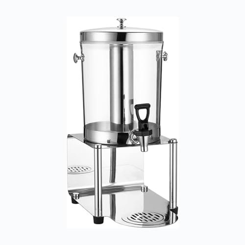 Dispensateur de boisson Distributeur Boisson En Verre Distributeur de boissons commerciales de 8 L avec robinet anti-goutte, idéal pour les fêtes, machine à boissons froides pour événements et re
