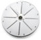 METRO Professional Reibescheibe GVCDG003, Edelstahl/Kunststoff, 20,5 cm, fŸr ReibestŠrke von 3 mm, Silber