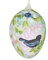 ZIKLARS Polnisches mundgeblasenes Glas, wasserfarben, Osterei-Ornament