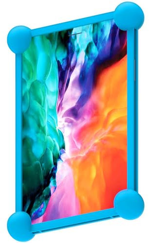 Custodia tablet 10 pollici silicone Compatibile con tutti i modelli di tablet da 10“ a 13” Antiscivolo Resistente Protezione dagli impatti (Blu)