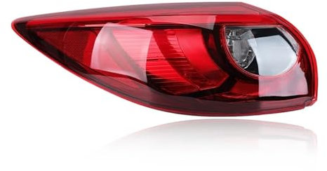 CHANGJQS Auto Rücklicht Multifunktion Heckleuchten für Mazda Cx5 Cx-5 European Version 2016,Wasserdicht Hohe Helligkeit Hintere Bremsleuchte Äußeres Rücklicht Zubehör,Left Side