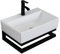 Wand-Waschtisch Waschtisch mit integriertem Eck-Waschtisch Waschtisch mit integriertem Eck-Waschtisch Eck-Badezimmer-Waschtisch, wandhängendes, platzsparendes Waschtisch, mit Kalt- und Warmwasserhahn(