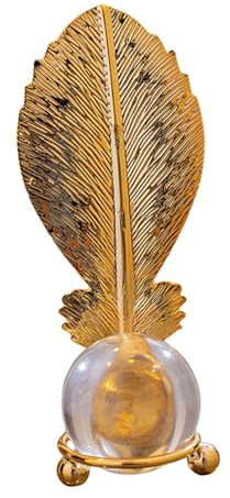 Harilla Ornamento a Forma di Palla di Foglia, Decorazione da Tavolo, Pregiata fattura, Oggetti da Collezione, Arredamento per la casa, Style D