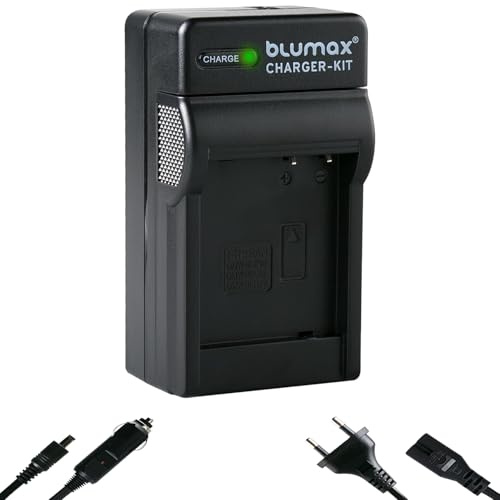 blumax Charger für Panasonic DMW-BLG10 / DMW-BLG10E / DMW-BLE9 E/BP-DC15 E Akkus – Ladegerät ist Kompatibel mit Lumix DMC-GF6 GX7 III GX80