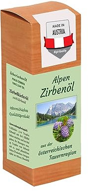 Alpen-Zirbenöl, hochwertiges Zirbenöl aus der Tauernregion Österreich; Bedarfsmittel als Duftöl, Raumduft-Diffuser, zur Aromabeduftung;(100 ml)