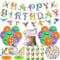 Vogel Geburtstag Dekoration, umfasst alles Gute zum Geburtstag Banner, Cake Toppers, Vogel Aufkleber, Luftballons, Wabe Mittelstücke, für Vogel-Thema Baby-Dusche Party Supplies