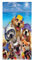 CAIRF 75x150cm Hundemotiv Handtuch für Hundefans,Welpen Tier Hunde Katze Muster Strandtücher,Großes Badetuch für Reisen Fitnessstudio Sauna,Schnelltrocknend Sandfrei Mikrofaser Bunte Strandtuch B