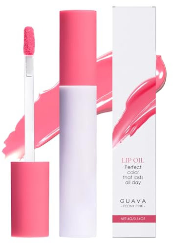 Lipliner, Wasserdicht Langanhaltender Lips Staining Lip Oil, Proof Lip Tint Abwischfest, Aufpolsternd, Feuchtigkeitsspendend, Natürlich, Soft Texture Lip Liner Langanhaltende Farbe (#2 Guava)