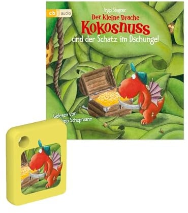 Galakto Audio-Token: Der kleine Drache Kokosnuss und der Schatz im Dschungel, Hörbuch für Kinder ab 5 Jahre, Spielzeit ca. 45 Minuten
