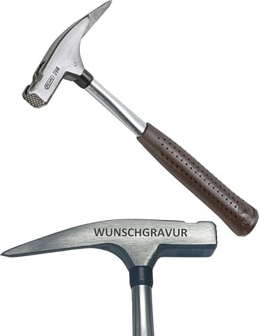 PICARD Latthammer Nr. 298 – mit individueller Lasergravur | Personalisiertes Geschenk für Zimmerer, Schreiner & Dachdecker | geraut