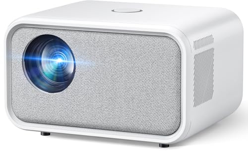 [Buit-in Apps ] INMOZATA Mini Projector 300 ANSI Brightness Native 1080P Full HD Support 4K, WiFi 6 & Bluetooth, Auto Keystone & Electric Focus, Home Cinema Projector for Laptop, PC, Smartphone