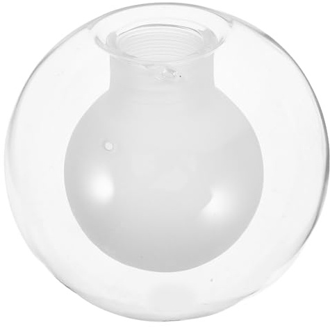 Milisten Glaskugel Lampenschirm aus Klarglas für Deckenleuchte Ersatz mit Raffiniertem Design für Esszimmer und Flur