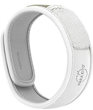 Parakito bracelet anti-moustique blanc +2 recharges