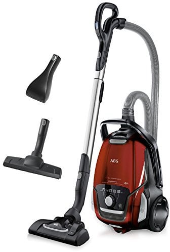 AEG VX9-2-CR-A* Aspirador con bolsa especial mascotas, AAAA, 850W, 65dB, con cepillos extra