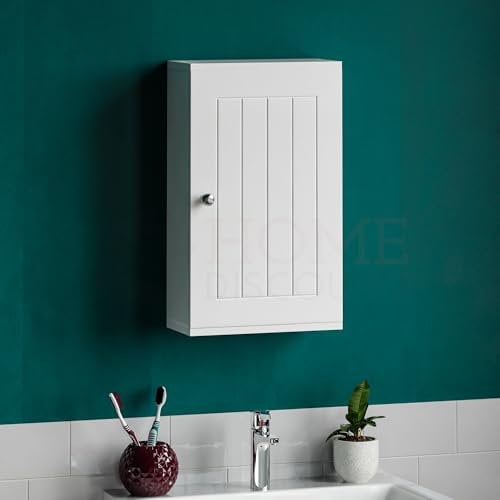 Bath Vida Priano Meuble mural avec porte, salle de bains, Blanc