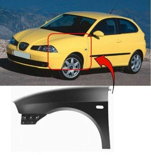 TVP Trade Vehicle Parts.co.uk Compatible With Front Wing Primed Left Side N/S Seat Ibiza 2002-2008